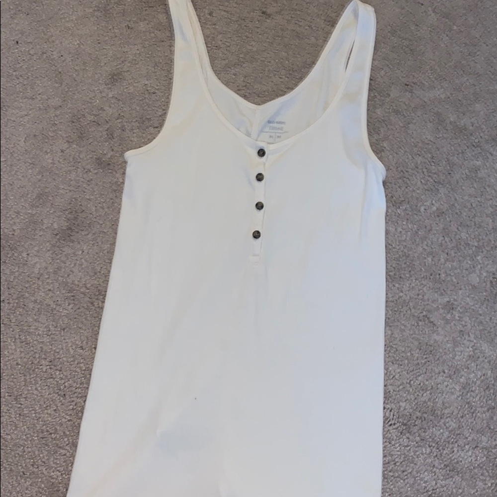 White tank top